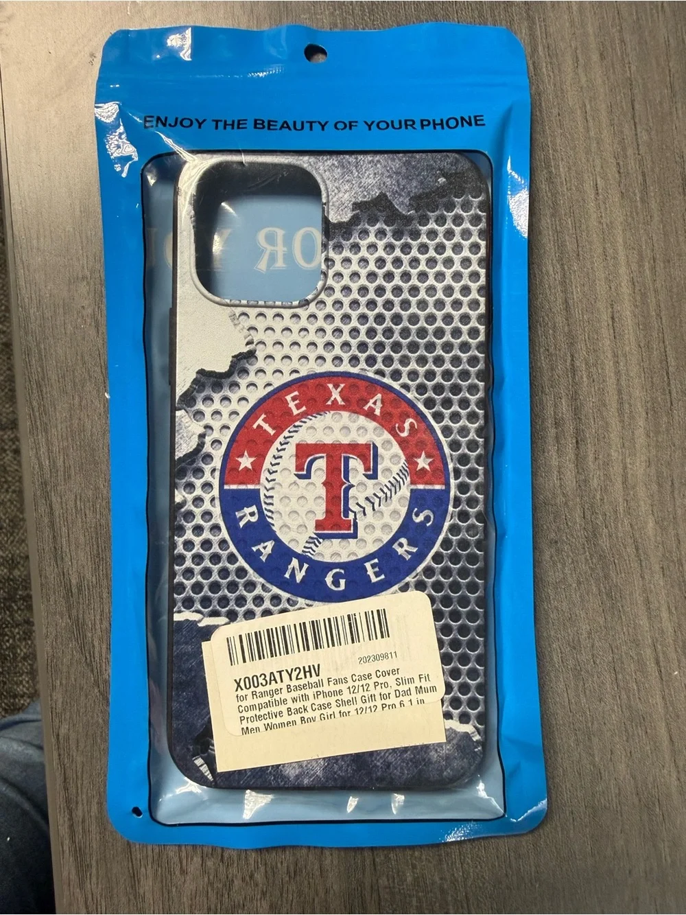 Baseball Graphic Phone Case - Texas Rangers baseball